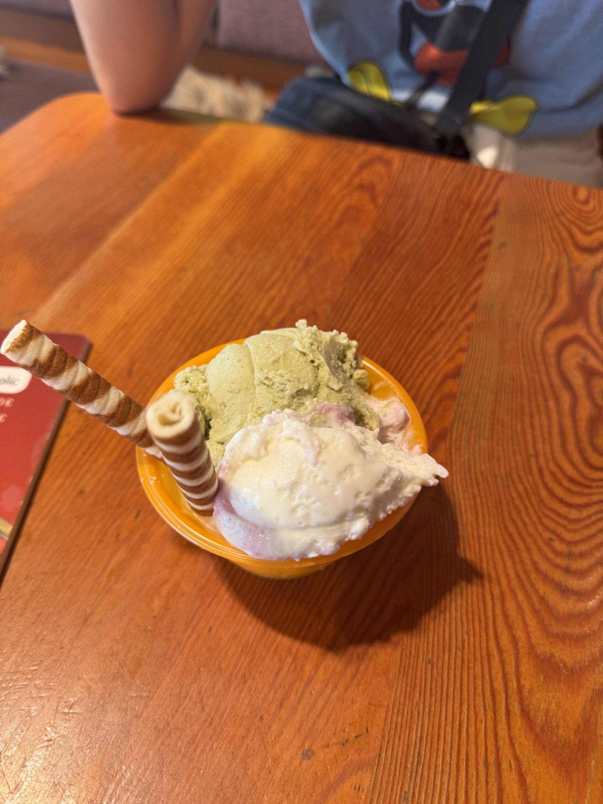 地元のアイスクリーム